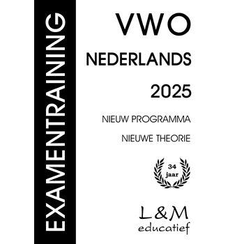 Examentraining Vwo Nederlands 2025 (Paperback) bij Singel 344