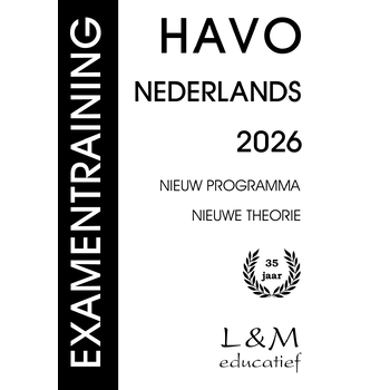 Examentraining Havo Nederlands 2026 (Paperback) bij Singel 344