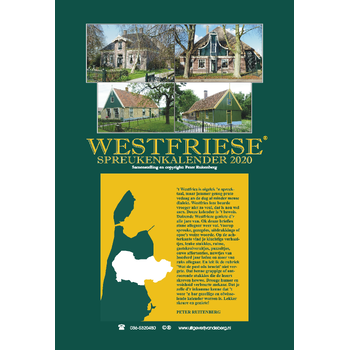 Westfriese spreukenkalender 2020 bij Singel 344