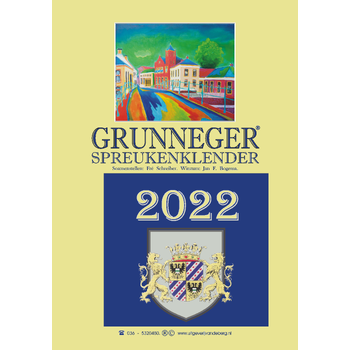 Grunneger spreukenklender 2022 bij Singel 344