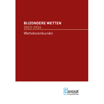 Bijzondere Wetten 2023-2024 (Paperback) bij Singel 344