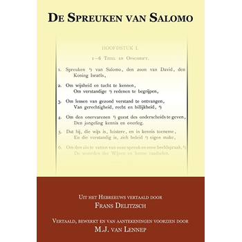 De spreuken van Salomo (Paperback) bij Singel 344