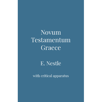 Novum Testamentum Graece (Paperback) bij Singel 344