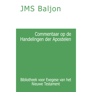 Commentaar op de Handelingen der Apostelen (Paperback) bij Singel 344