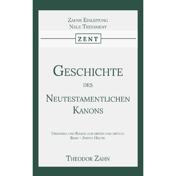Geschichte des Neutestamentlichen Kanons 4 (Paperback) bij Singel 344