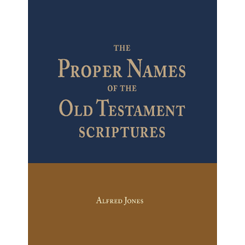 The Proper Names of the Old Testament Scriptures (Paperback) bij Singel 344
