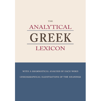 The Analytical Greek Lexicon (Paperback) bij Singel 344