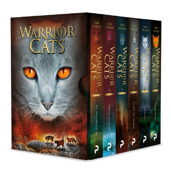 Cadeaubox warrior cats - 6 delen van serie 1 (Paperback) bij Singel 344