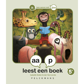 aap leest een boek (Hardback) bij Singel 344