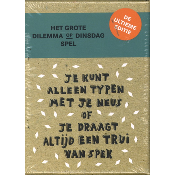 Het Grote Dilemma op Dinsdag-Spel: De Ultieme Editie bij Singel 344
