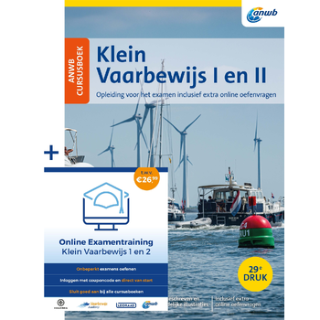 Cursusboek Klein Vaarbewijs I en II + Online Examentraining (Paperback) bij Singel 344