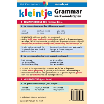 Kleintje grammar werkwoordstijden bij Singel 344