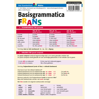 Basisgrammatica Frans (Paperback) bij Singel 344