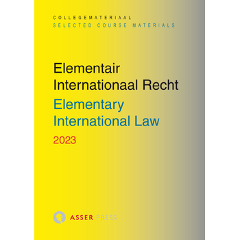 Elementair Internationaal Recht 2023 / Elementary International Law 2023 (Paperback) bij Singel 344