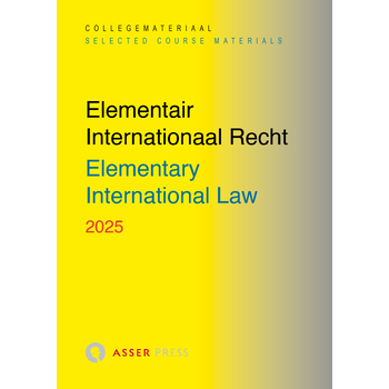 Elementair Internationaal Recht 2025 / Elementary International Law 2025 (Paperback) bij Singel 344