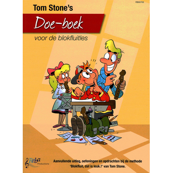 Tom Stone s doe-boek voor de blokfluitles bij Singel 344