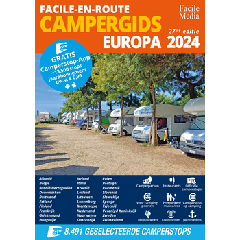 Facile-en-Route Campergids Europa 2024 (Paperback) bij Singel 344