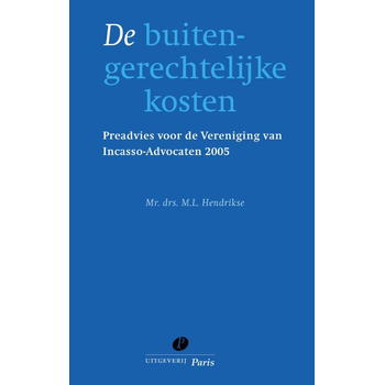 De buitengerechtelijke kosten (Paperback) bij Singel 344
