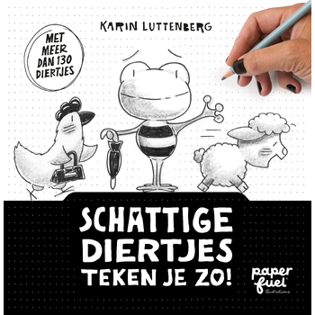 Schattige diertjes teken je zo! (Paperback) bij Singel 344