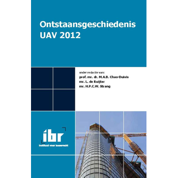 Ontstaansgeschiedenis UAV 2012 (Paperback) bij Singel 344