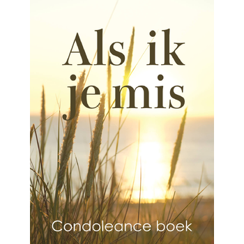 Als ik je mis condoleance boek (Hardback) bij Singel 344