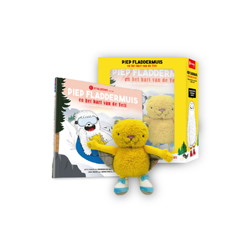 Piep Fladdermuis pakket boek en knuffel bij Singel 344