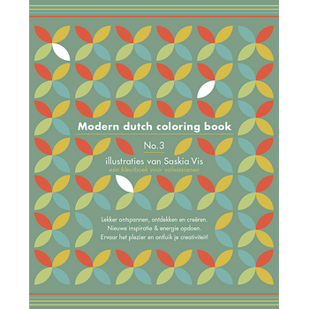 Modern dutch coloring book 3 (Paperback) bij Singel 344