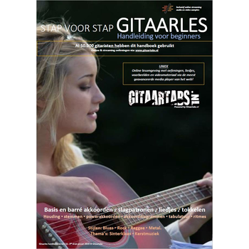 Stap voor Stap Gitaarles Handboek - Inclusief Online Videos & Streaming Samples (Paperback) bij Singel 344