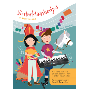 Sinterklaasliedjes in kleurnotatie (Paperback) bij Singel 344