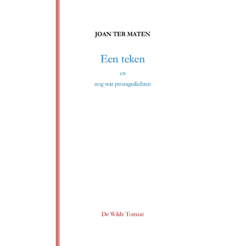 Een teken (Paperback) bij Singel 344