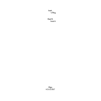 boek.-’n Blog, deel II, band 6 (Paperback) bij Singel 344