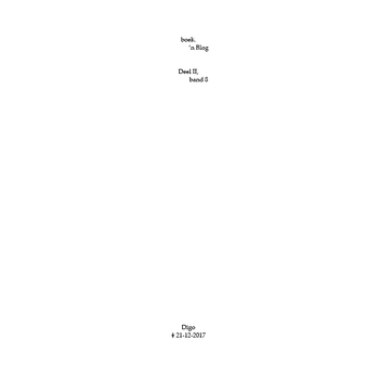 boek.-’n Blog, deel II, band 8 (Paperback) bij Singel 344