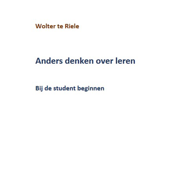 Anders denken over leren (Paperback) bij Singel 344