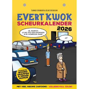 Evert Kwok Scheurkalender 2026 bij Singel 344