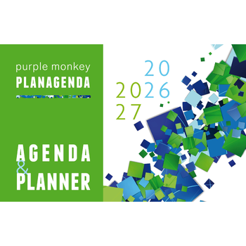 Purple Monkey planagenda 2026-2027 - A4 editie (Hardback) bij Singel 344