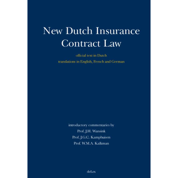 New Dutch Insurance Contract Law (Hardback) bij Singel 344