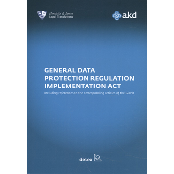 Uitvoeringswet Algemene Verordening Gegevensbescherming / General Data Protection Regulation Implementation Act (Paperback) bij Singel 344
