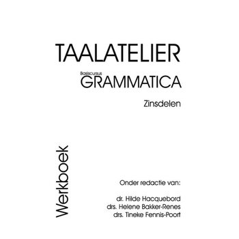 Werkboek (Hardback) bij Singel 344