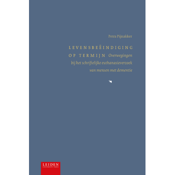 Levensbeëindiging op termijn (Paperback) bij Singel 344