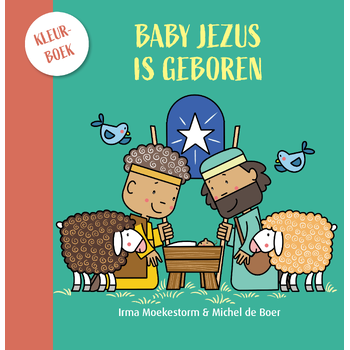 Baby Jezus is geboren kleurboek - 5 ex. (Paperback) bij Singel 344