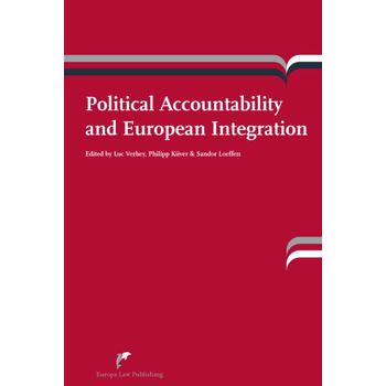 Political accountability and European integration (Paperback) bij Singel 344