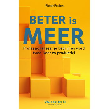 Beter is meer (Paperback) bij Singel 344