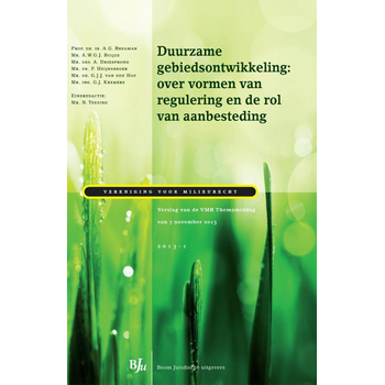 Duurzame gebiedsontwikkeling: over vormen van regulering en de rol van aanbesteding (Paperback) bij Singel 344