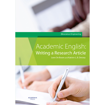 Academic English: Writing a research article (Paperback) bij Singel 344
