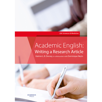 Academic English: Writing a research article (Paperback) bij Singel 344
