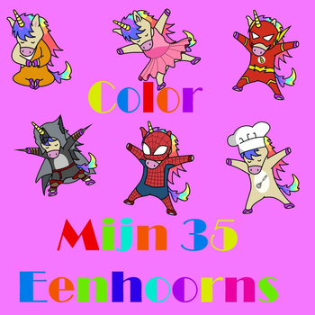 Mijn 35 Eenhoorns Color (Paperback) bij Singel 344