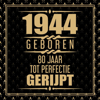 1944 Geboren 80 Jaar Tot Perfectie Gerijpt (Paperback) bij Singel 344