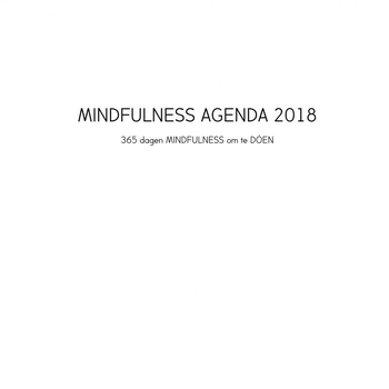 Mindfulness agenda 2018 (Paperback) bij Singel 344