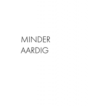 minder aardig (Paperback) bij Singel 344