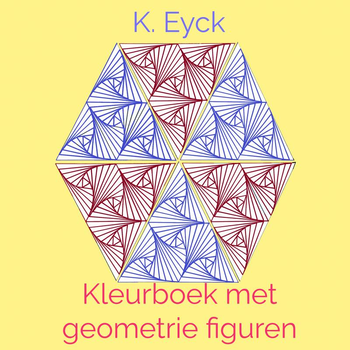 Kleurboek met geometrie figuren (Paperback) bij Singel 344